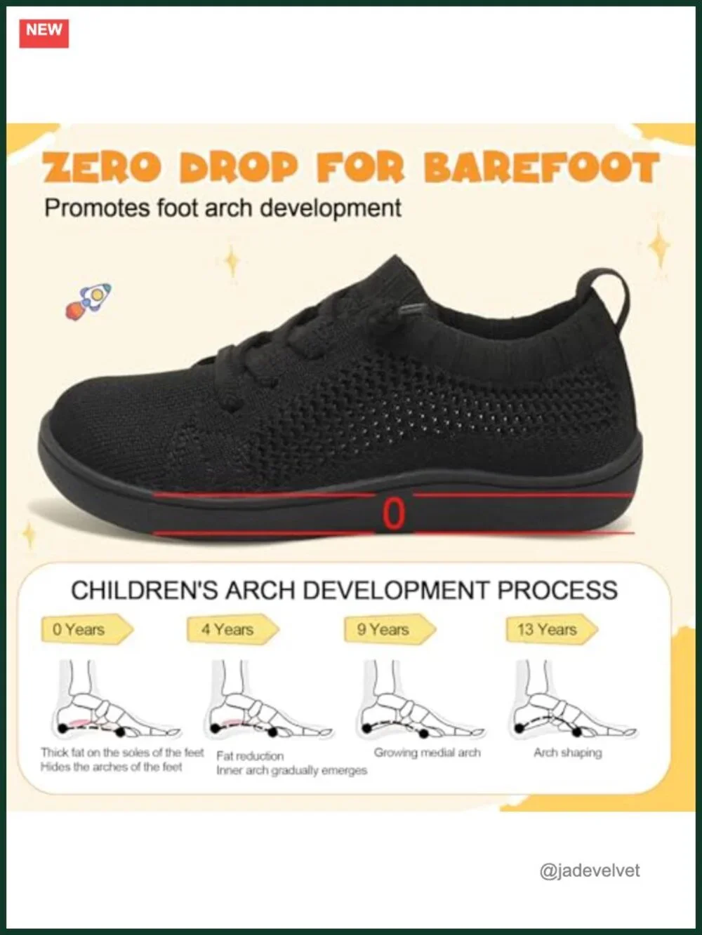 Toddler Wide Shoes Zero Drop Minimalist Barefoot Slip on Sneakers